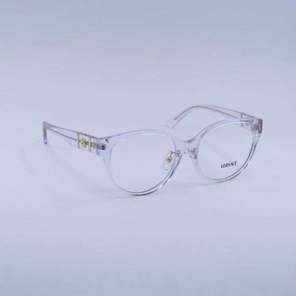 Versace VE3351D 148 Eyeglasses Crystal 53mm Round Frame - Picture 1 of 10